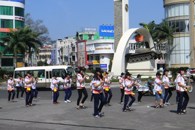Đội nhạc Kèn đạt kỷ lục Guinness Việt Nam tham gia Lễ hội đường phố Buôn Ma Thuột